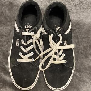 Youth Vans Black Sz Missy 3 Kids Skate Tennis Shoe Sneaker Fashion